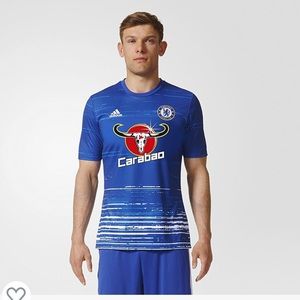 Chelsea Carabao home pre match Adidas Jersey